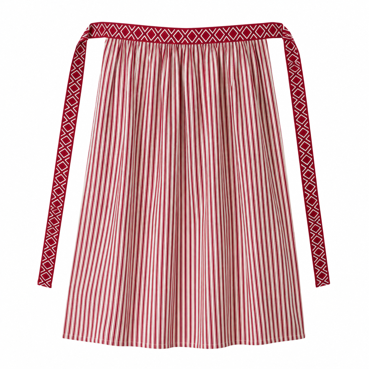 Röd folkdräkt